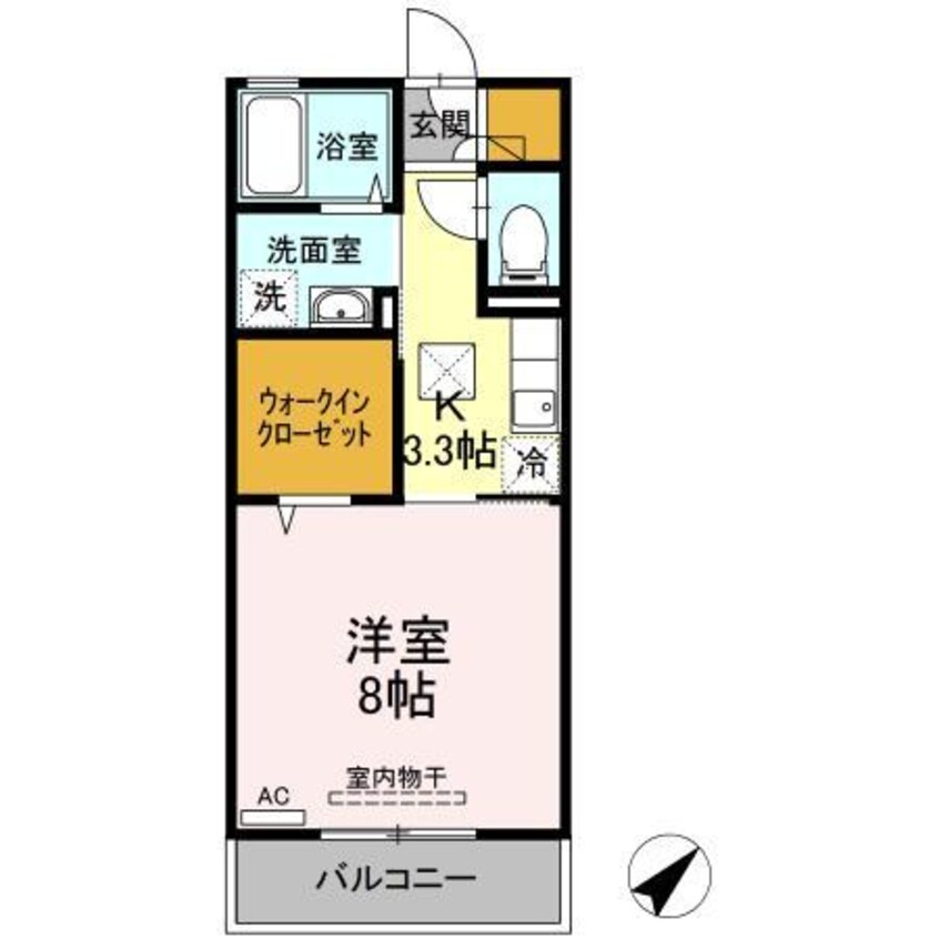 間取図 D-room西松原