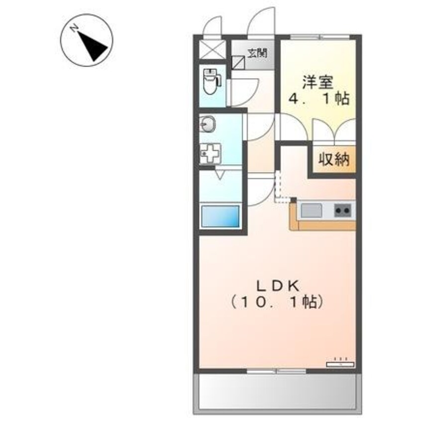 間取図 アルフィスタ　ドゥーエ