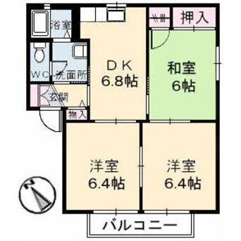 間取図 フォーレス笠野Ｂ棟