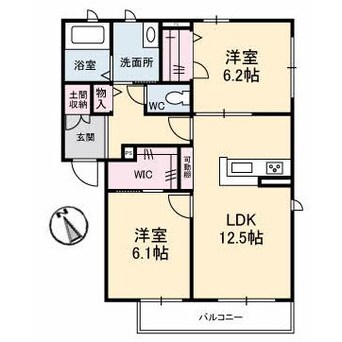 間取図 グランクレスト清瀬