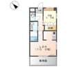 カレント中央 1LDKの間取り