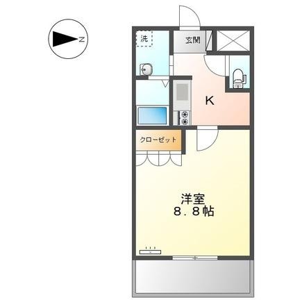 間取り図 エクセルシア栗屋