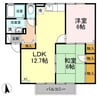 ラ・モール 2LDKの間取り