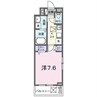 フィオーレ降松Ｙ 1Kの間取り