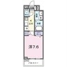 フィオーレ降松Ｙ 1Kの間取り