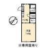 シャーメゾン東山　B棟 1Kの間取り
