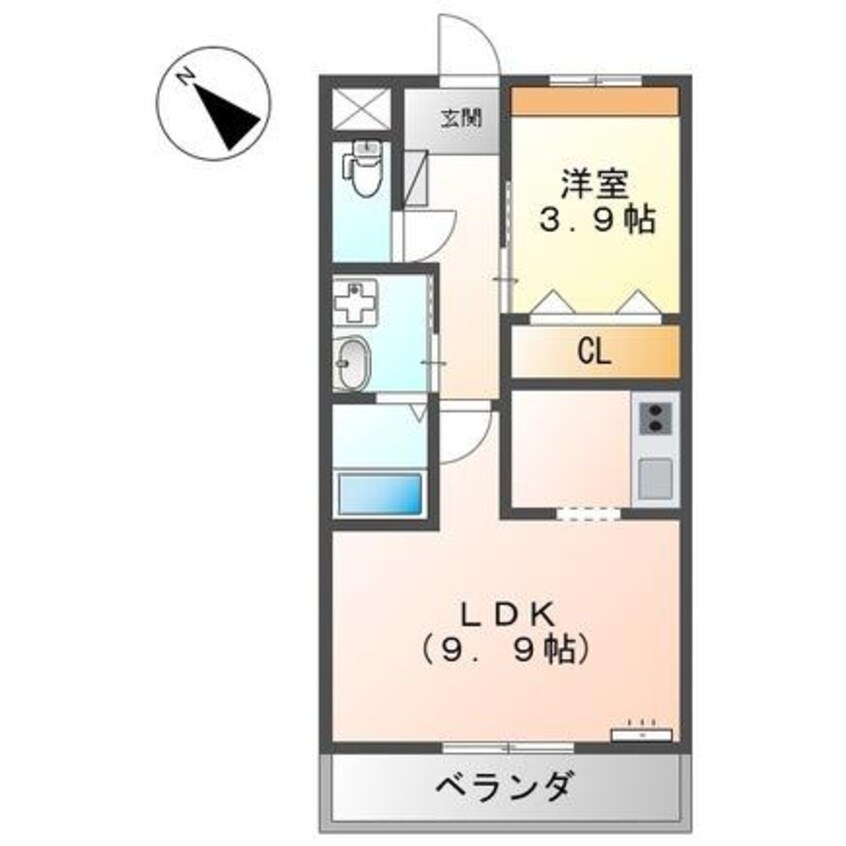 間取図 プラネートOKAZAKI