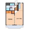あいびー21 1LDKの間取り