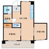 第二松保ビル 2LDKの間取り