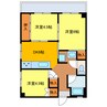 コーポ石田 3DKの間取り