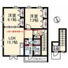 ティエドゥール 2LDK+Sの間取り