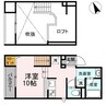メゾン・ド・ボヌール毛利町 1Rの間取り