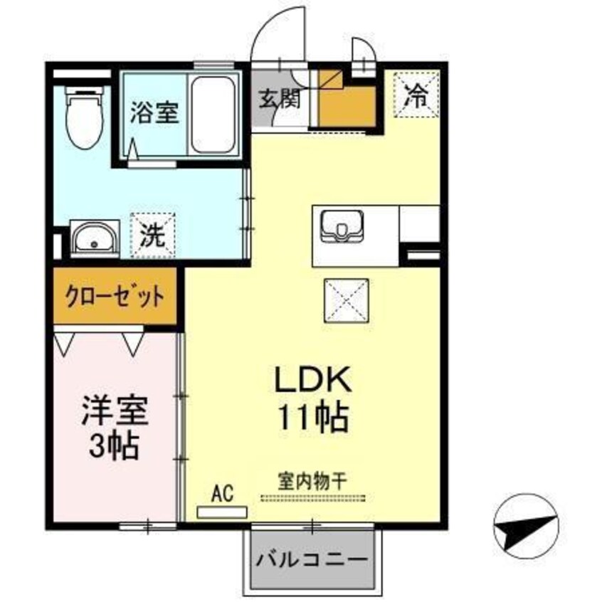 間取図 シュロスヤマナカ