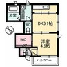 レジーナ 1DKの間取り