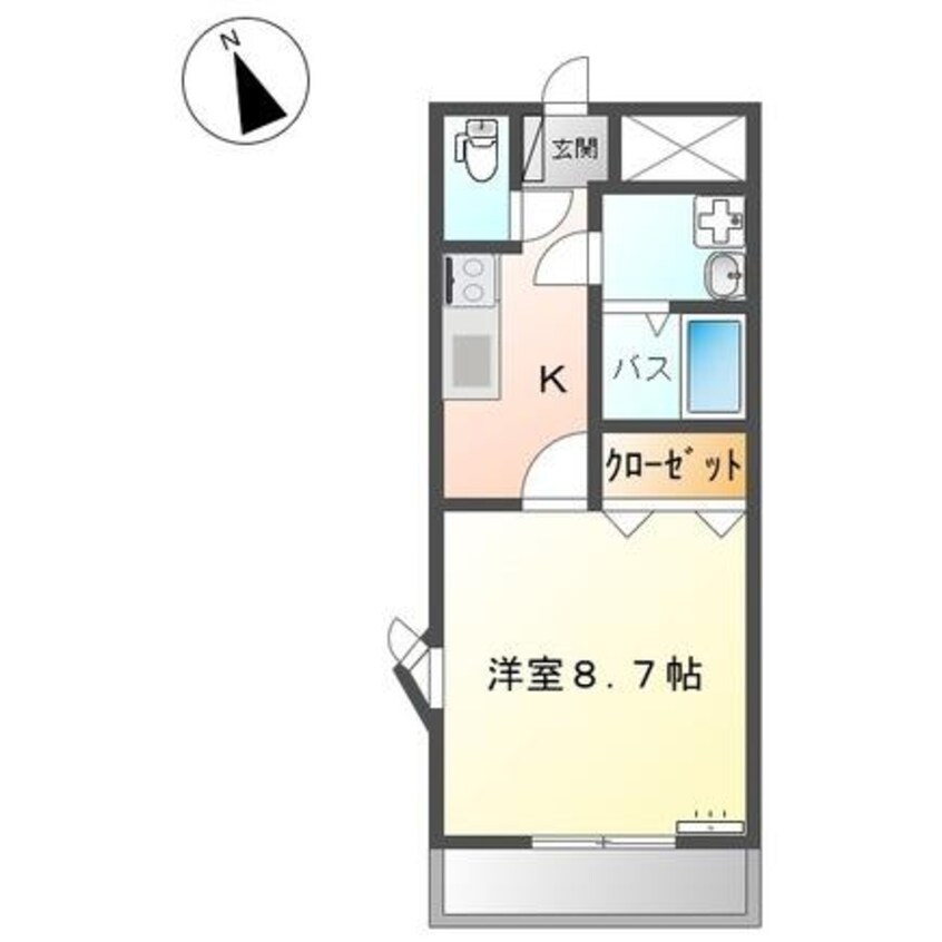 間取図 グランシャリオOKAZAKI