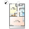 グランデル 1LDKの間取り