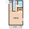 メゾンGINA 1Kの間取り