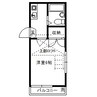 メゾンローラ 1Kの間取り