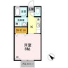 カサフェリスⅠ 1Kの間取り