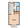 セジュール中央　A棟 1Kの間取り