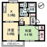 ジュネス栄幸 2Kの間取り