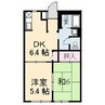 プリムローズ 2DKの間取り