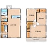 東山邸戸建て　東棟 3LDKの間取り