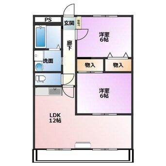 間取図 ルミナール大内