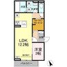 レスポワール 1LDKの間取り