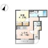 ヴィアヒラノ 1LDKの間取り