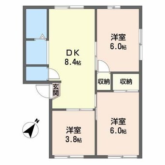 間取図 太華ハイツA