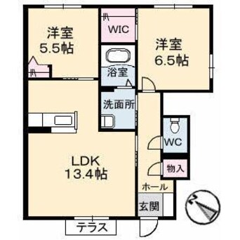間取図 ウィステリアＣ