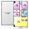 ラフィーネひかり 2LDK+Sの間取り