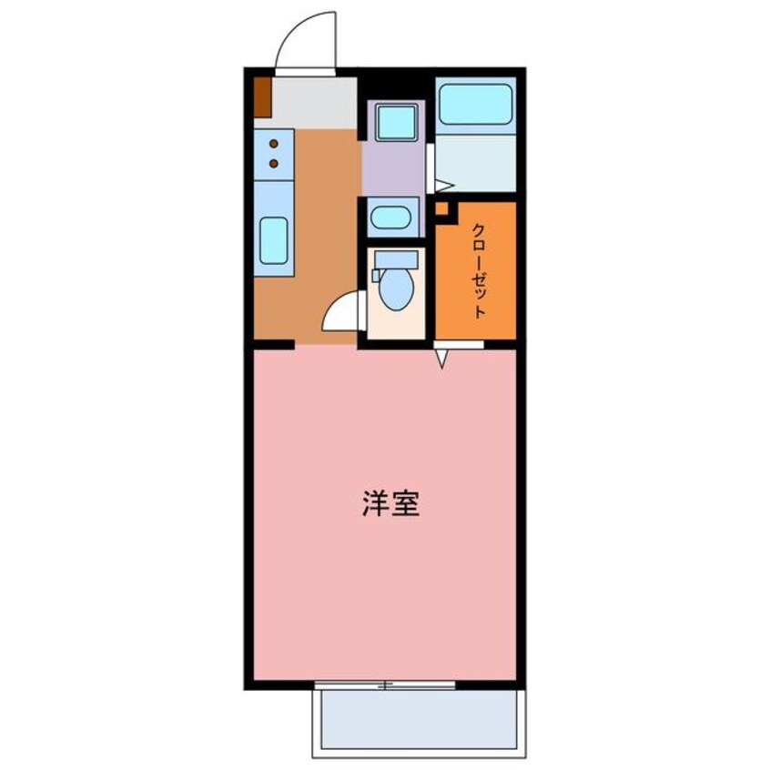 間取図 ルネッサンス花岡B棟