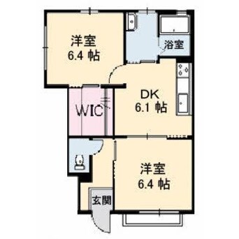間取図 クレアージュⅡ