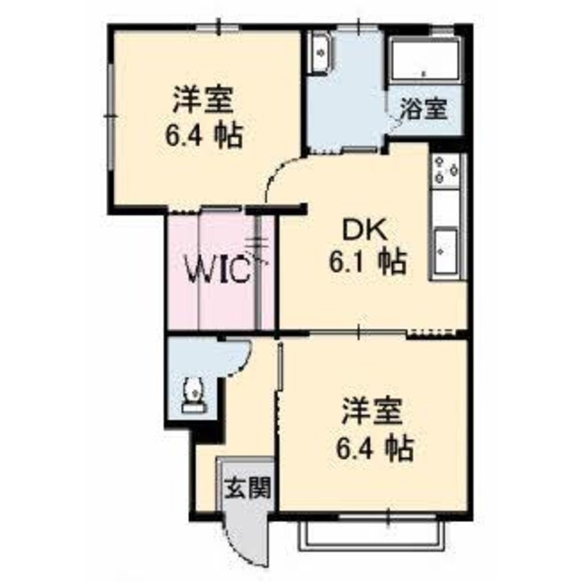 間取図 クレアージュⅡ