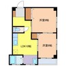 ＳＰ周南 2LDKの間取り