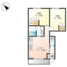 パインハウス 2LDKの間取り