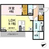 FOREST  COURT三番町 1LDKの間取り