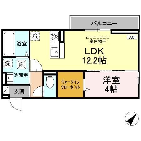 間取り図 ディアライズ久米中央