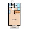 ラフォーレ江の宮 1Rの間取り