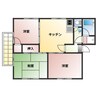 サンライズ一の井出 3DKの間取り