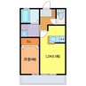ファミール東山 1LDKの間取り