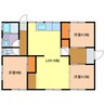 呼坂戸建 3LDKの間取り