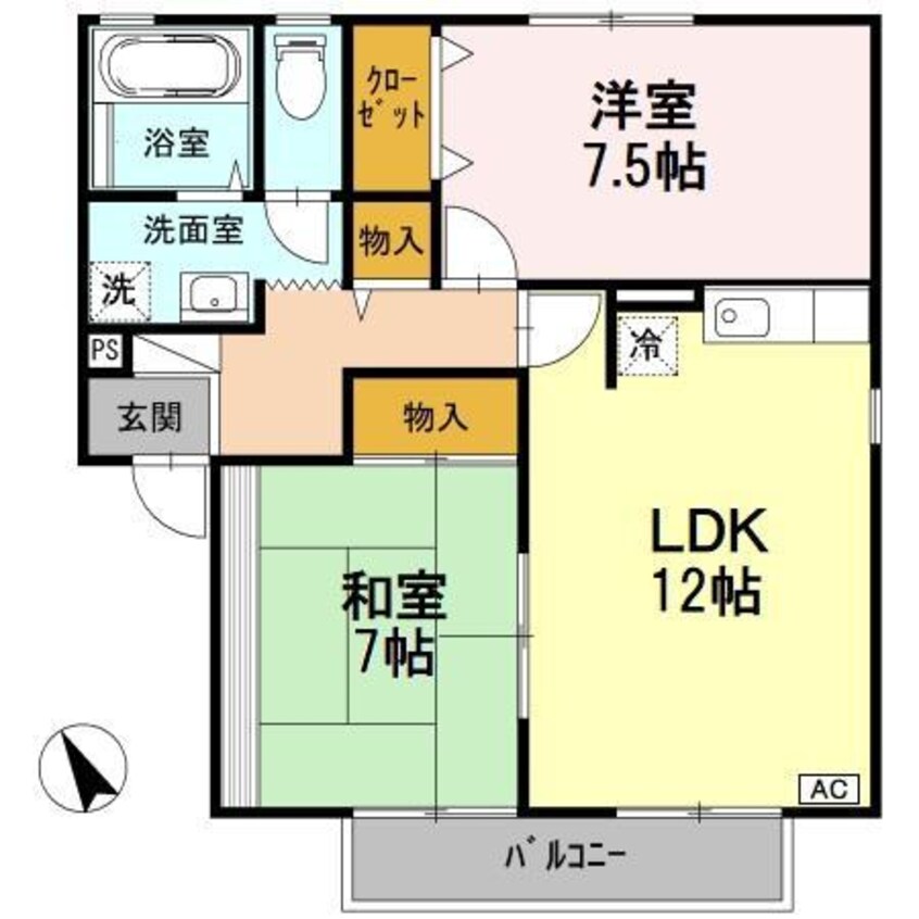 間取図 スプランドゥール　Ａ棟