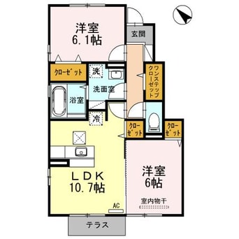 間取図 ラ・ルーチェ