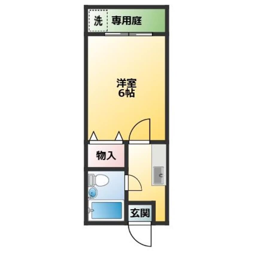 間取図 ハイツ恵本