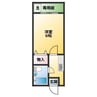 ハイツ恵本 1Kの間取り