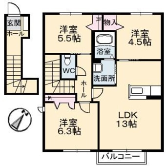 間取図 ウィステリアＢ