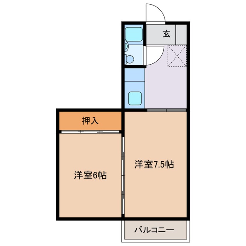 間取図 ヴィラたかはし